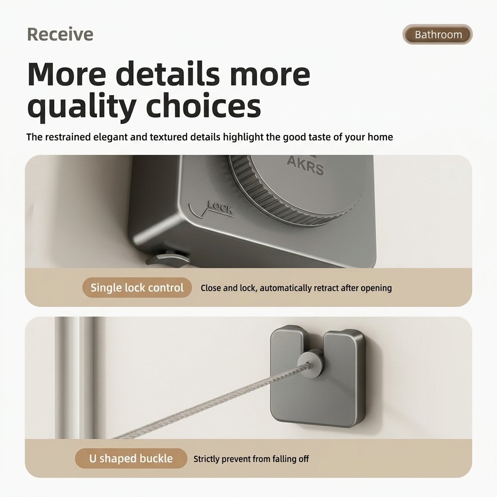 Retractable Invisible Indoor Clothesline - Image 7